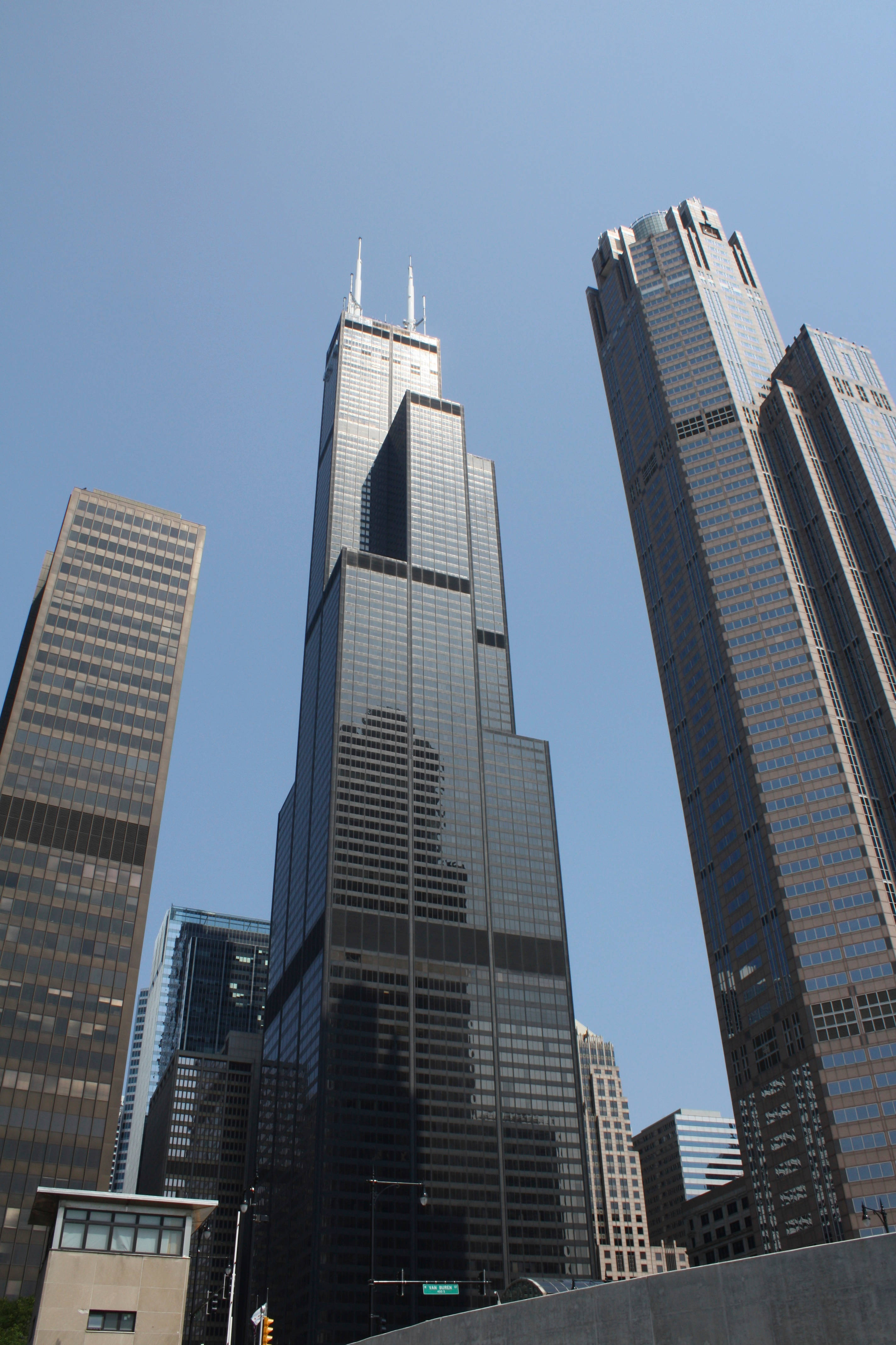 Willis Tower Zgârie-Nori de 108 Etape Chicago Fundal