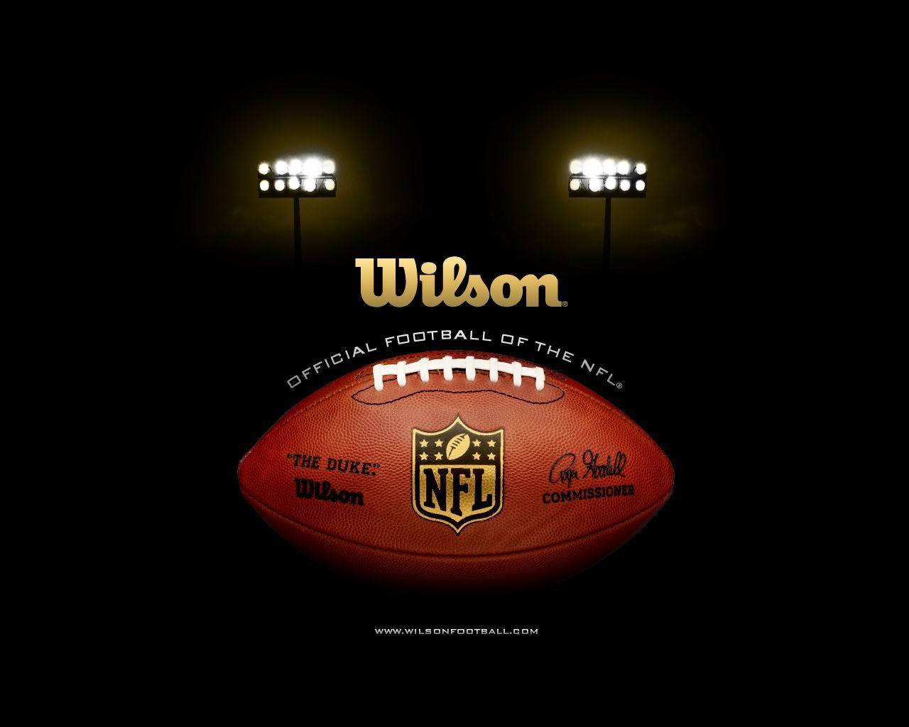 Wilson Mingea Oficială de Fotbal NFL Fundal