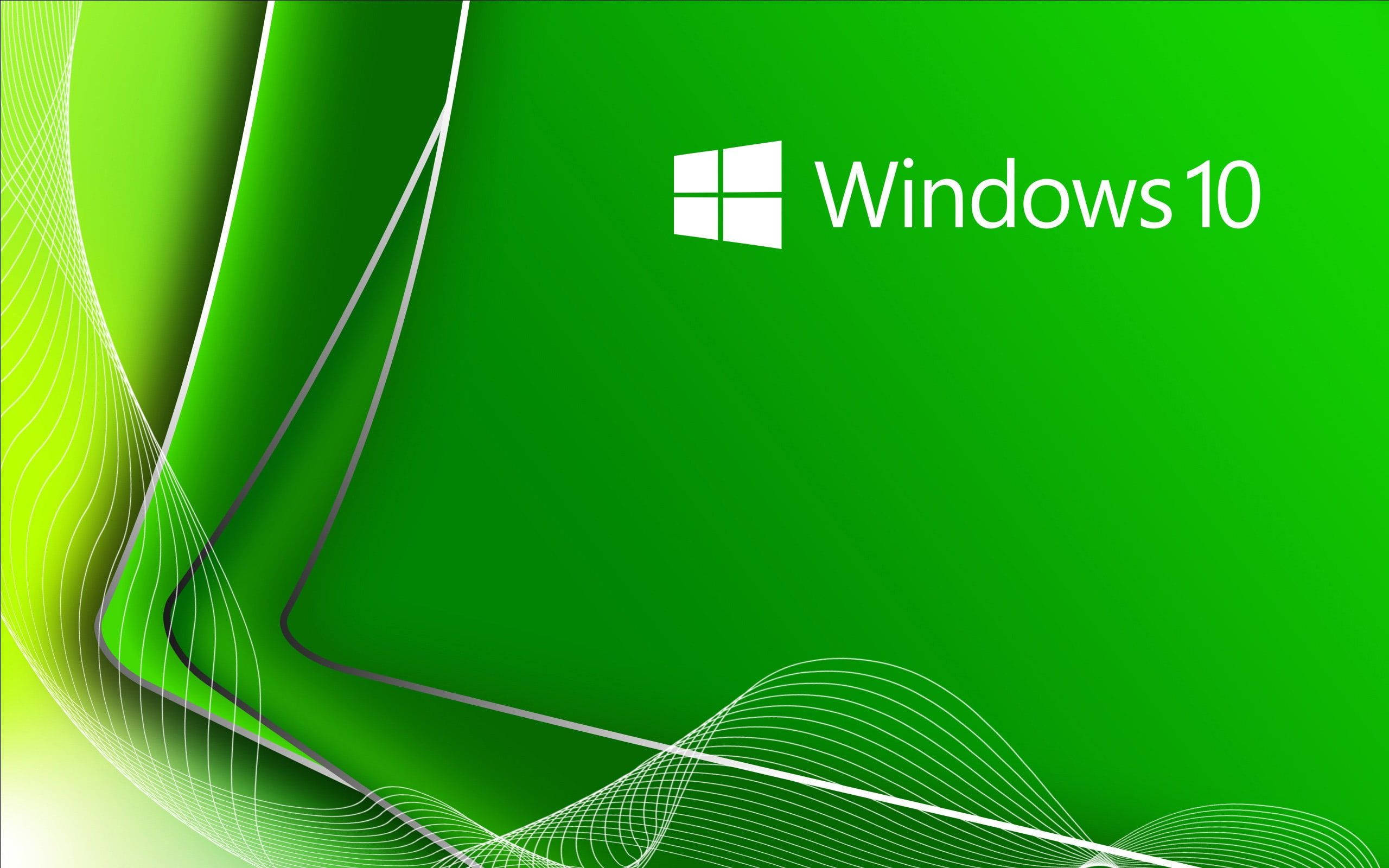 Windows 10 Verde Original Fundal