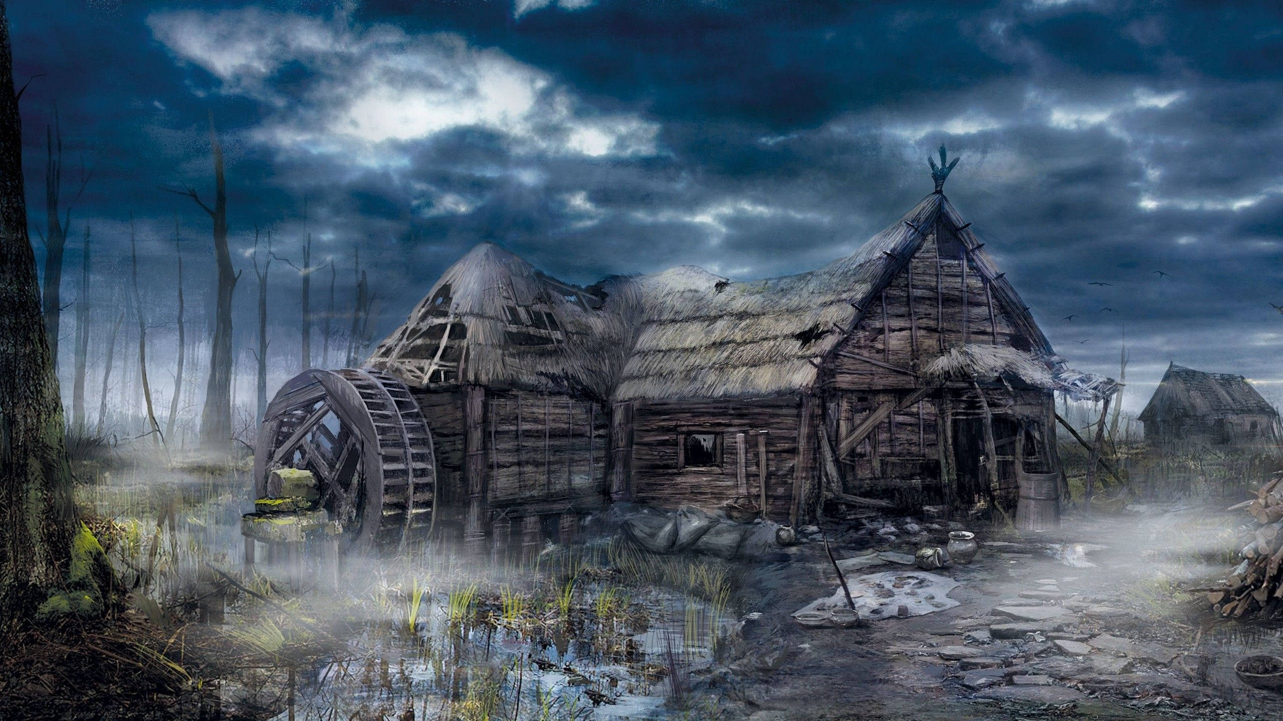 Witcher 3 Casă Abandonată Fundal