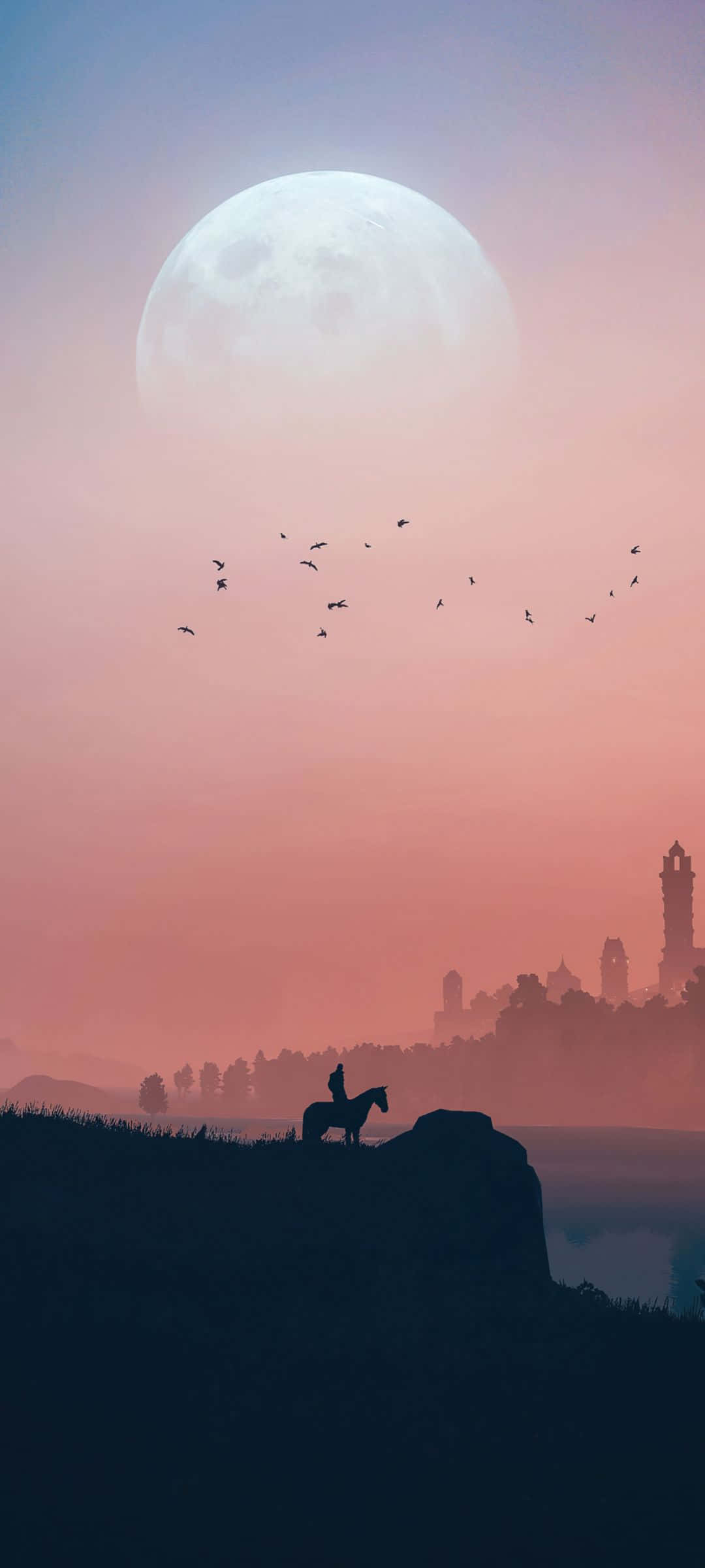 Witcher 3 Pixel 3XL AMOLED Fundal