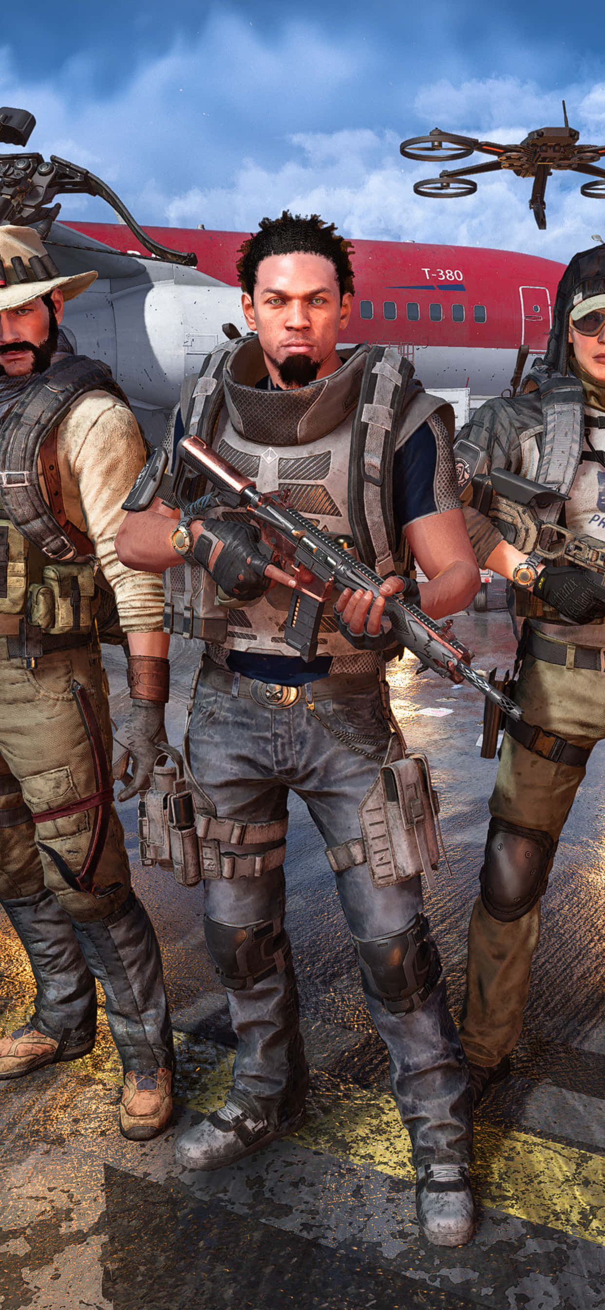 “XS Max The Division - Un telefon pentru gameri” Fundal