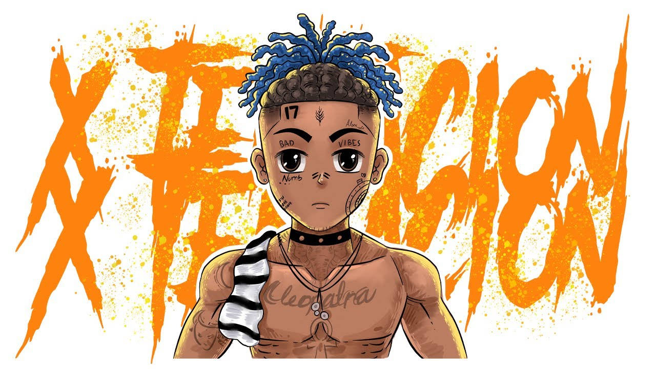 Xxxtentacion Anime Artă Creativă Fundal