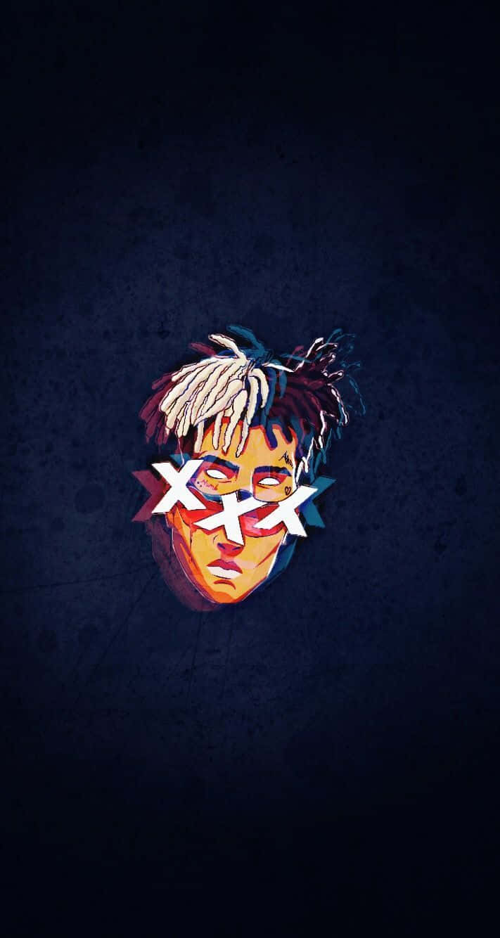 XXXTentacion Bad cu Efect Glitch Fundal