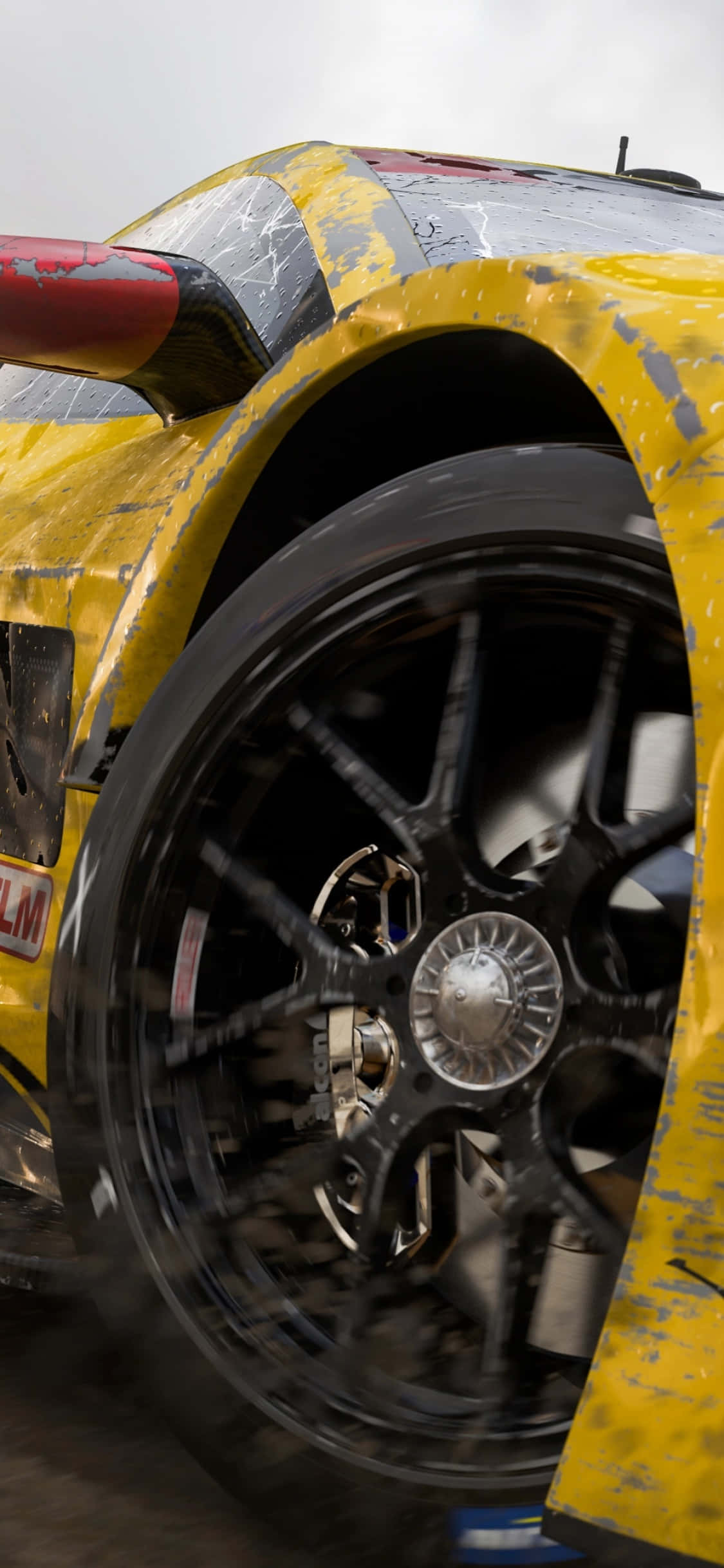 Yellow Wheel Lamborghini iPhone X Forza Motorsport 7 Background Fundal