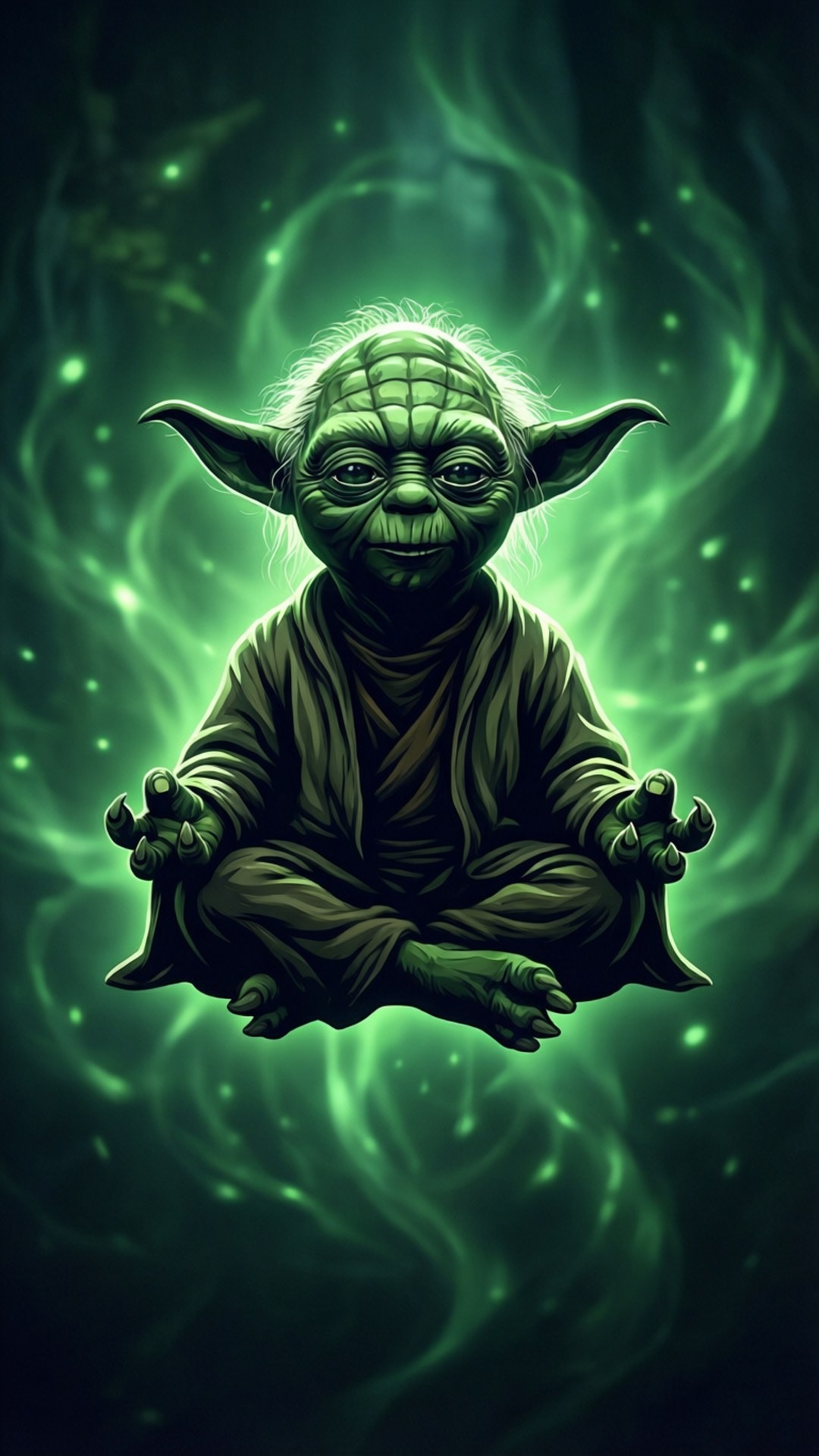 Yoda Meditând Fundal