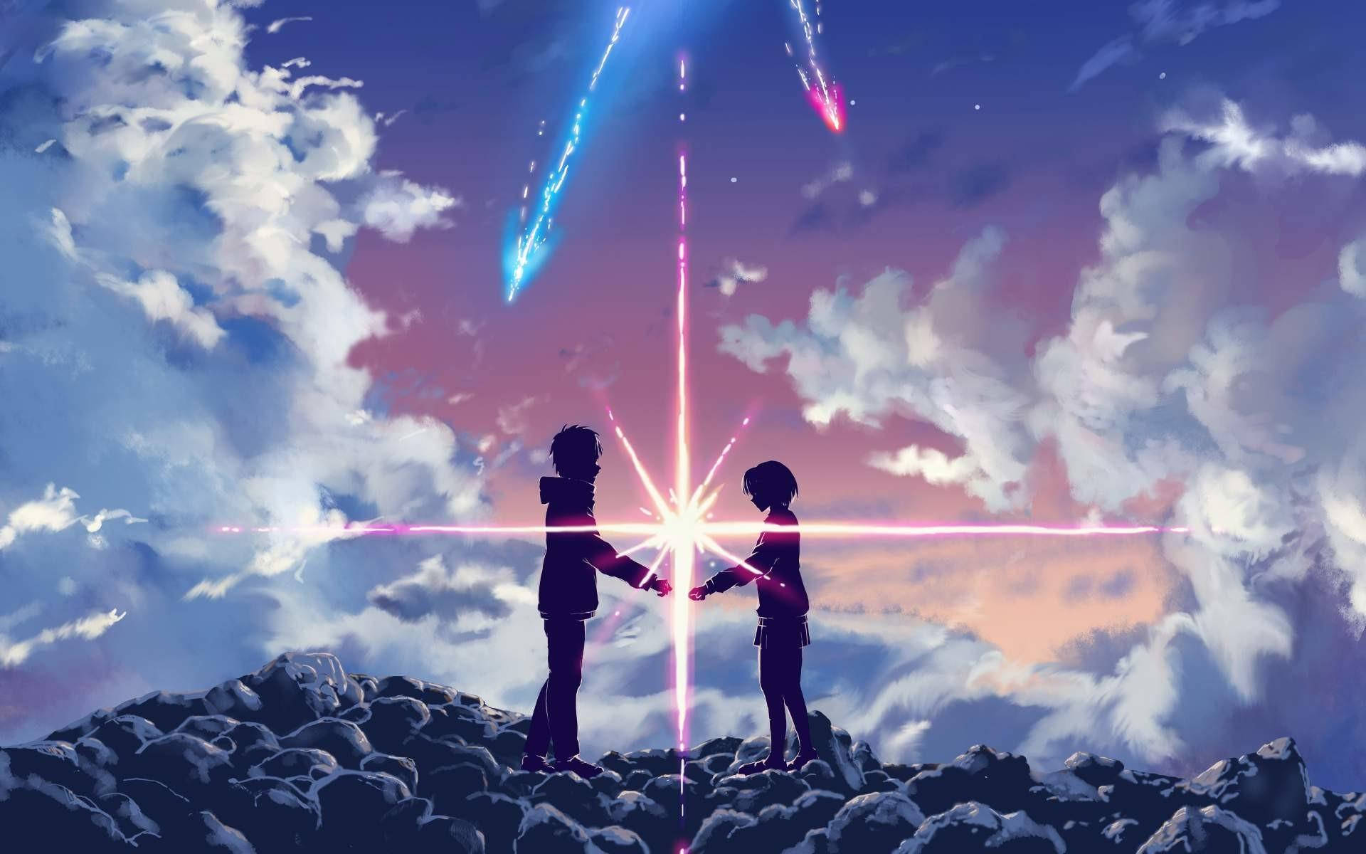 Your Name Cuplu Anime Estetic Fundal