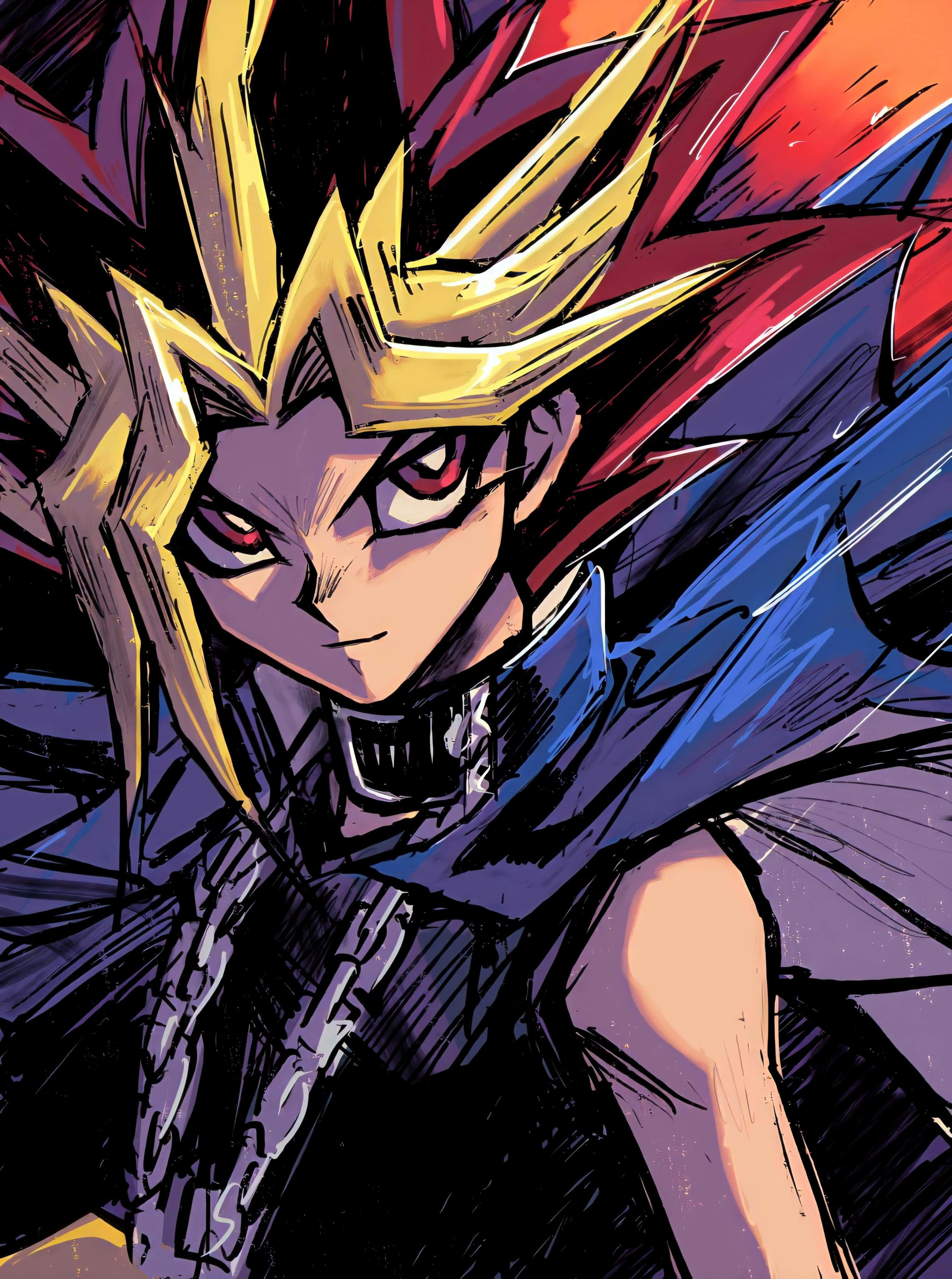 Yugi Muto: Maestrul Duelist în Acțiune Fundal