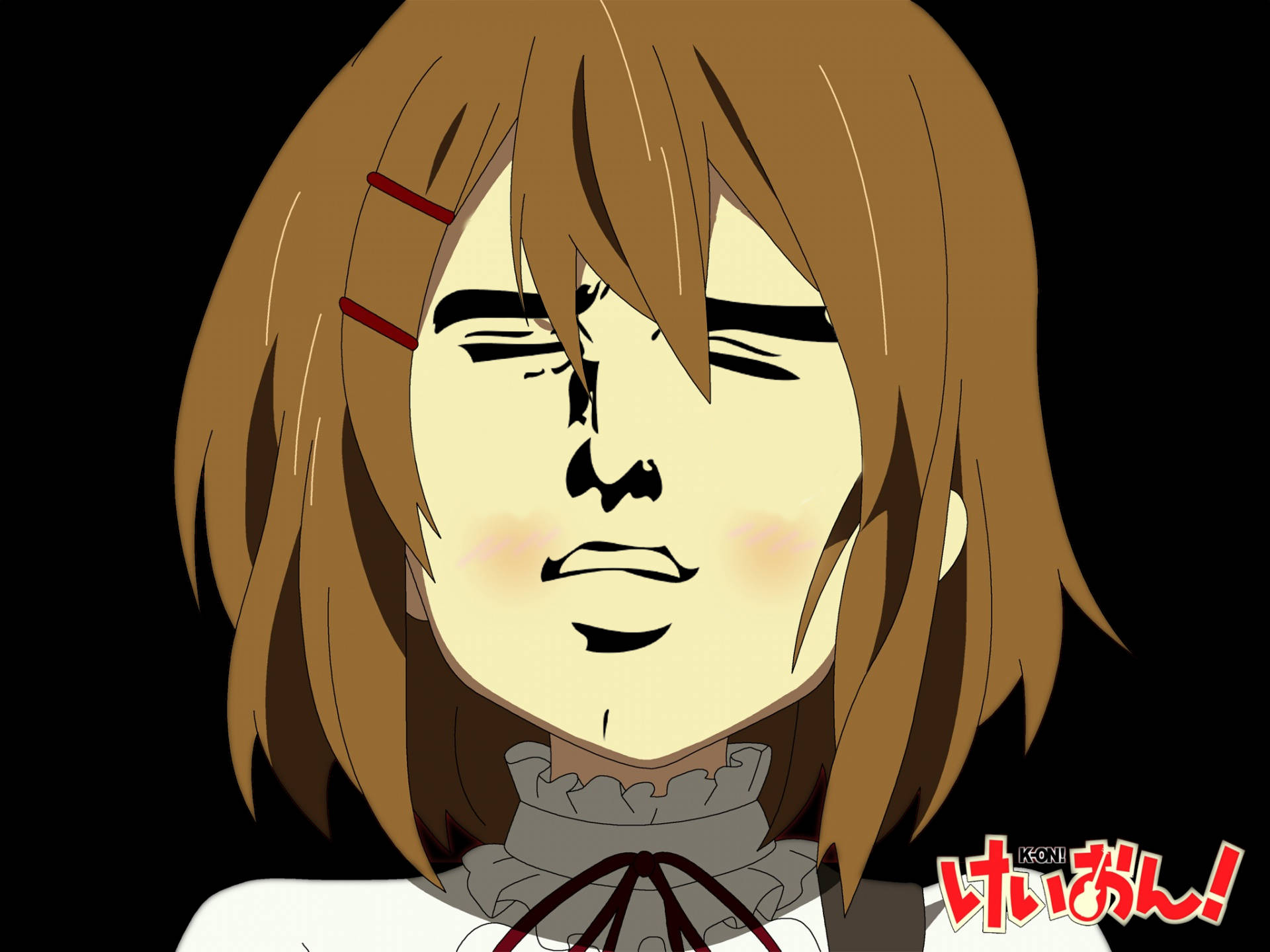 Yui Hirasawa Anime Amuzant Fundal
