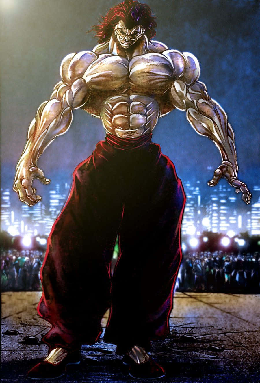 Yujiro Hanma din Baki the Grappler Fundal