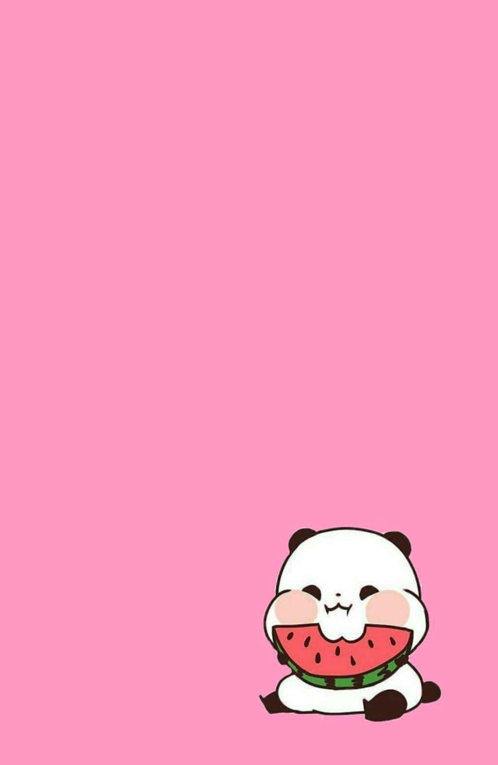 Yururin Panda Roz Kawaii Estetic Fundal
