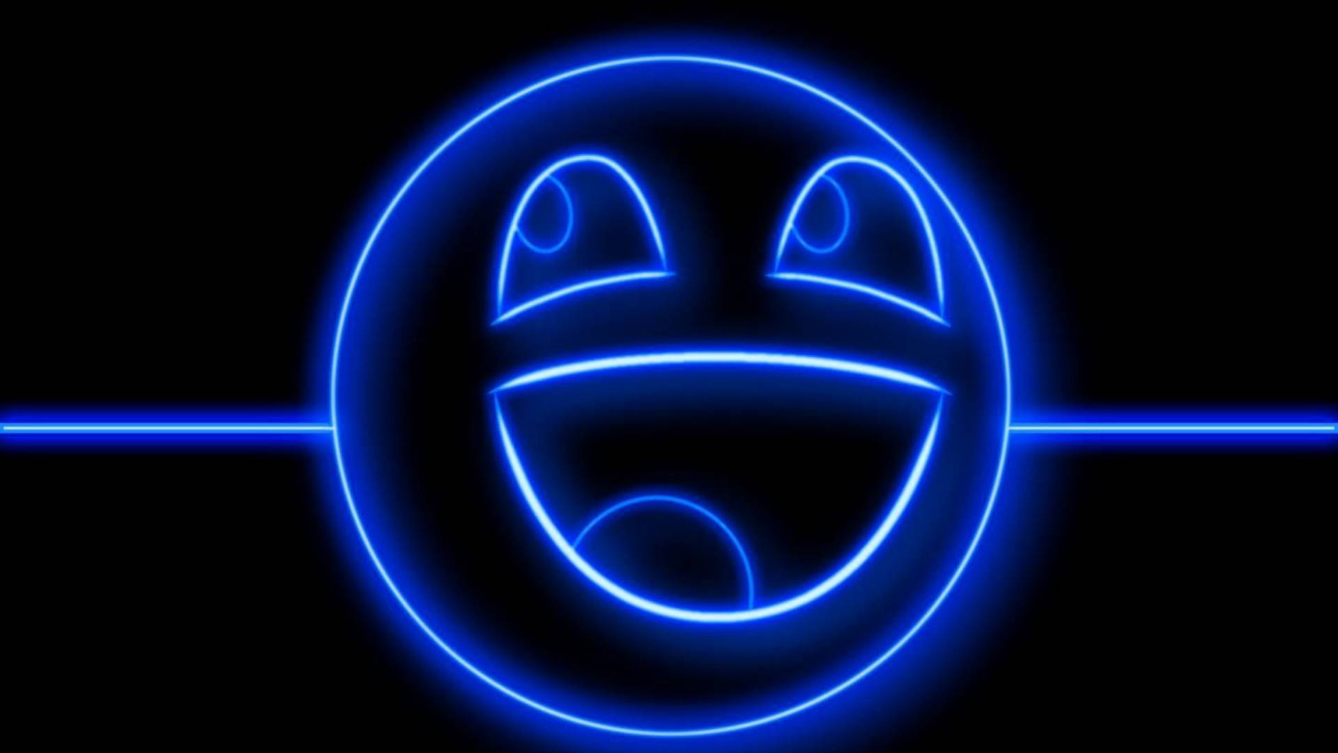 Zâmbet Derp Neon Fundal