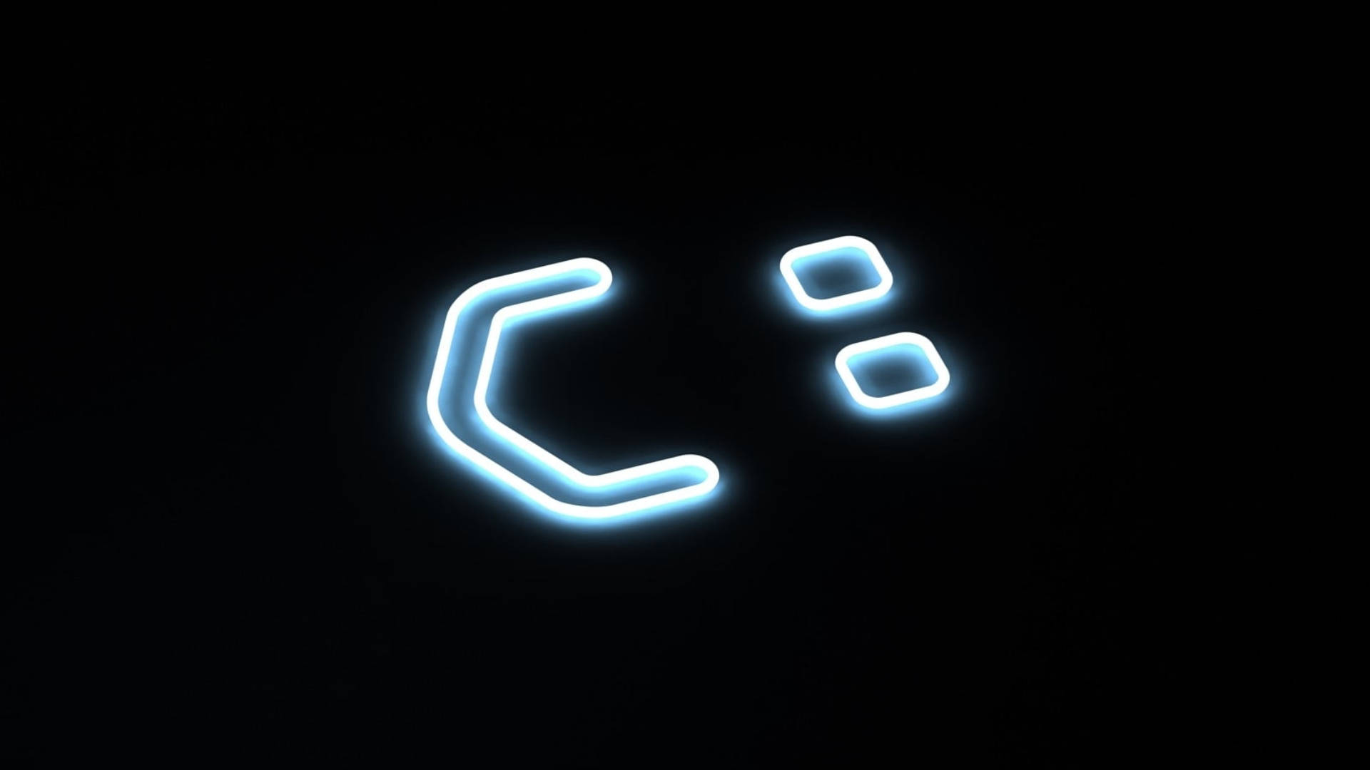 Zâmbet neon înclinat Fundal