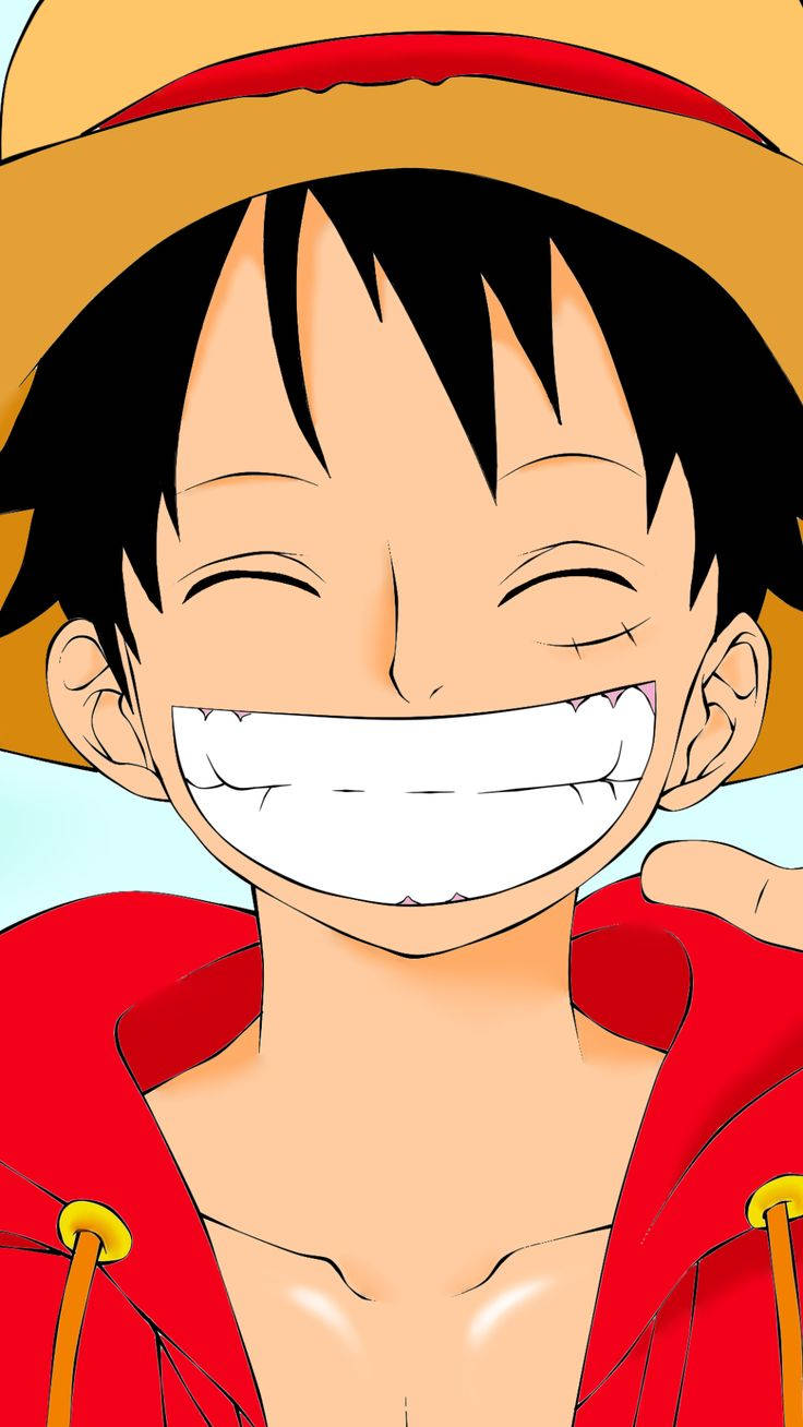 Zâmbetul adorabil al lui Luffy Fundal