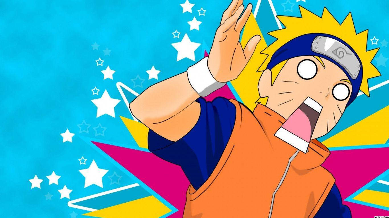 Zâmbetul Caracteristic al lui Naruto! Fundal