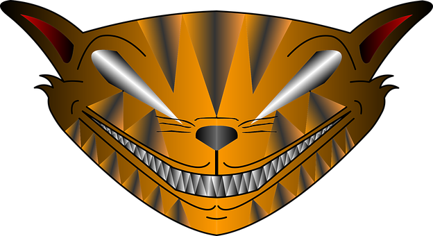 Zâmbetul Cheshire Cat Grafic Fundal