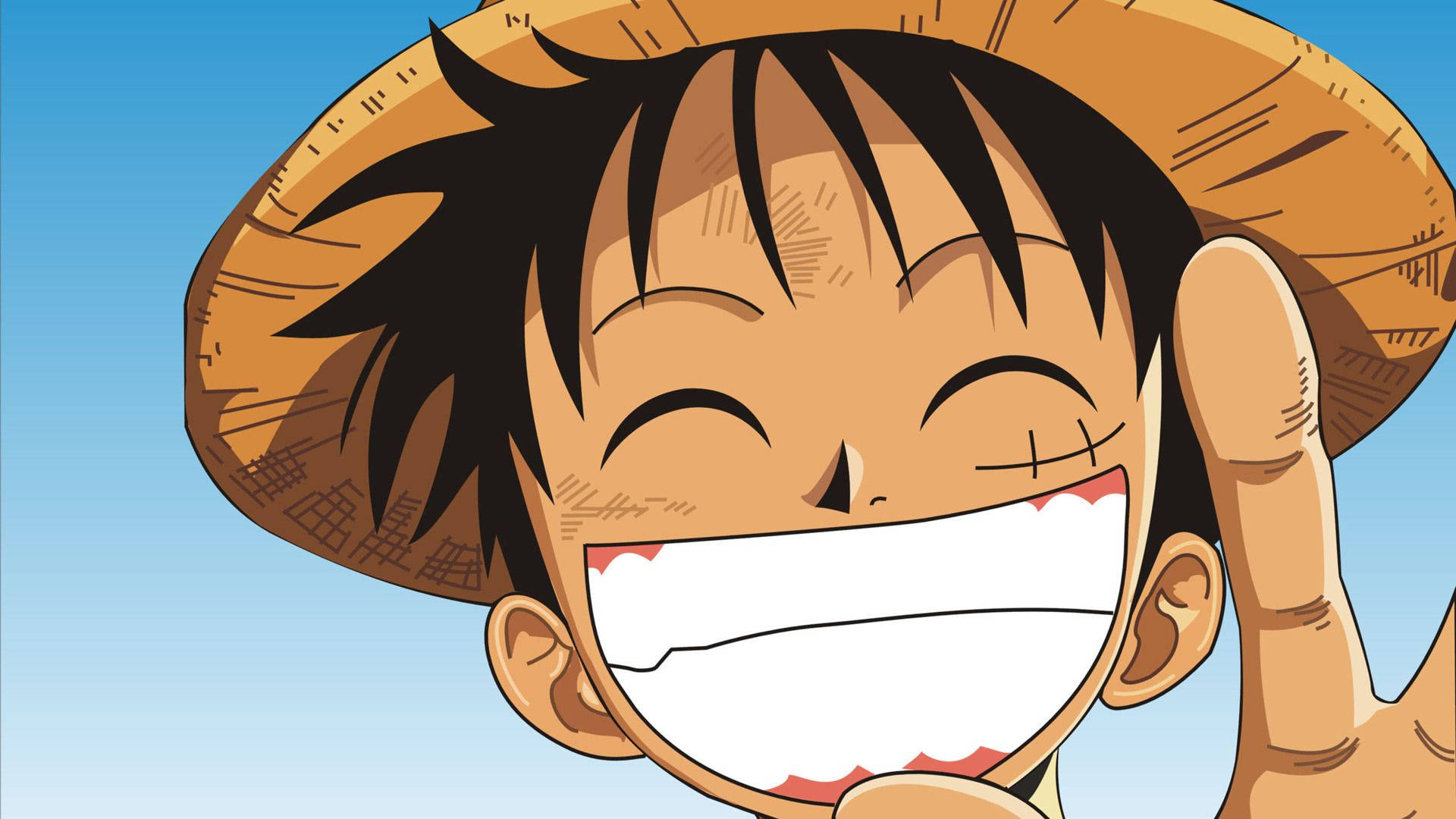 Zâmbetul larg al lui Luffy Fundal
