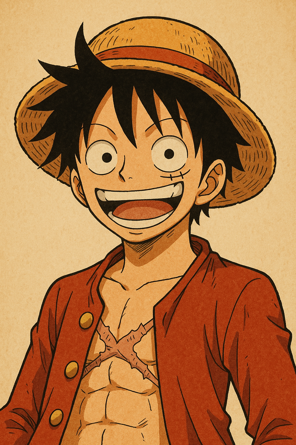 zâmbetul lui Luffy Fundal