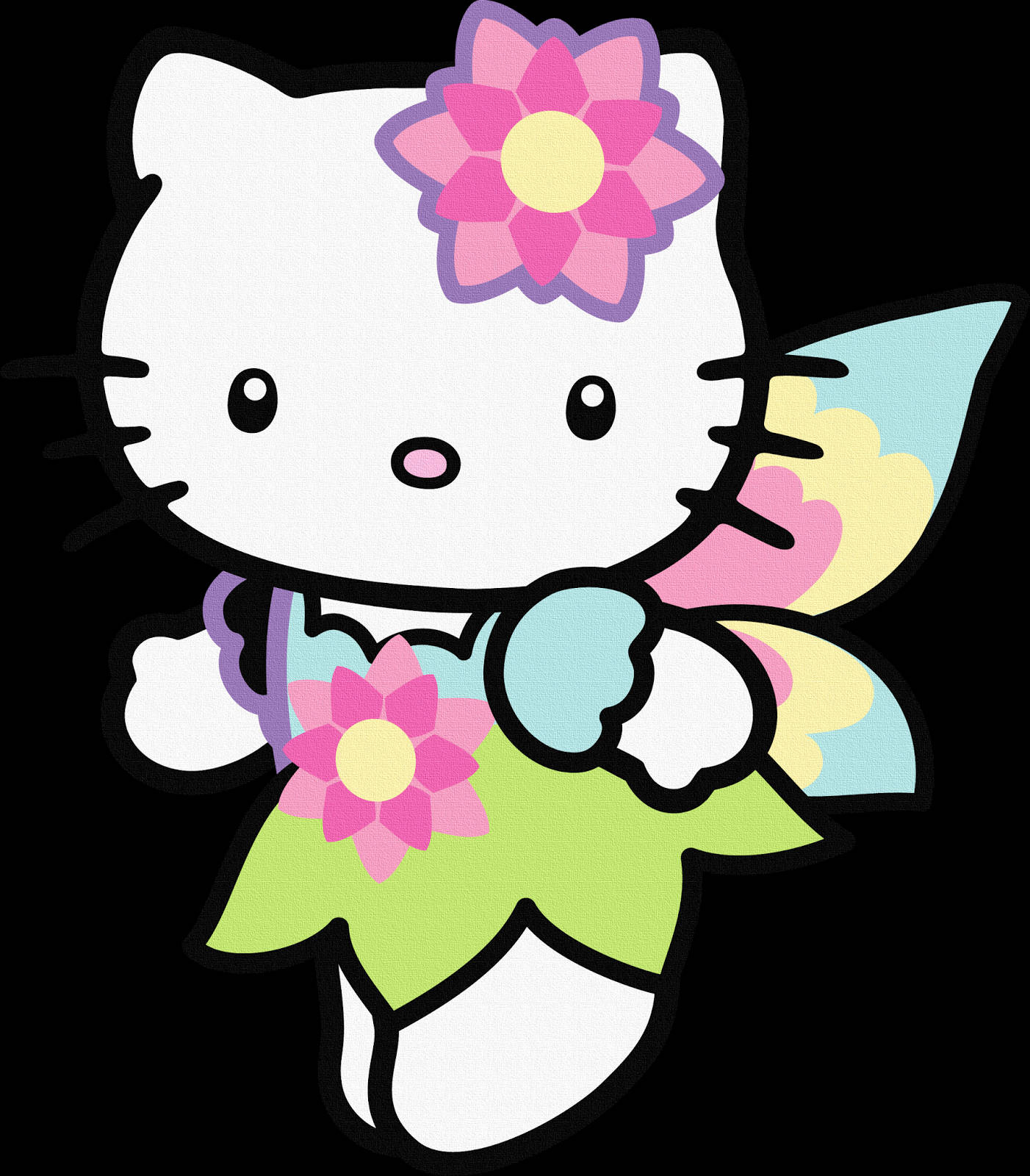 Zână Magică Hello Kitty PFP Fundal