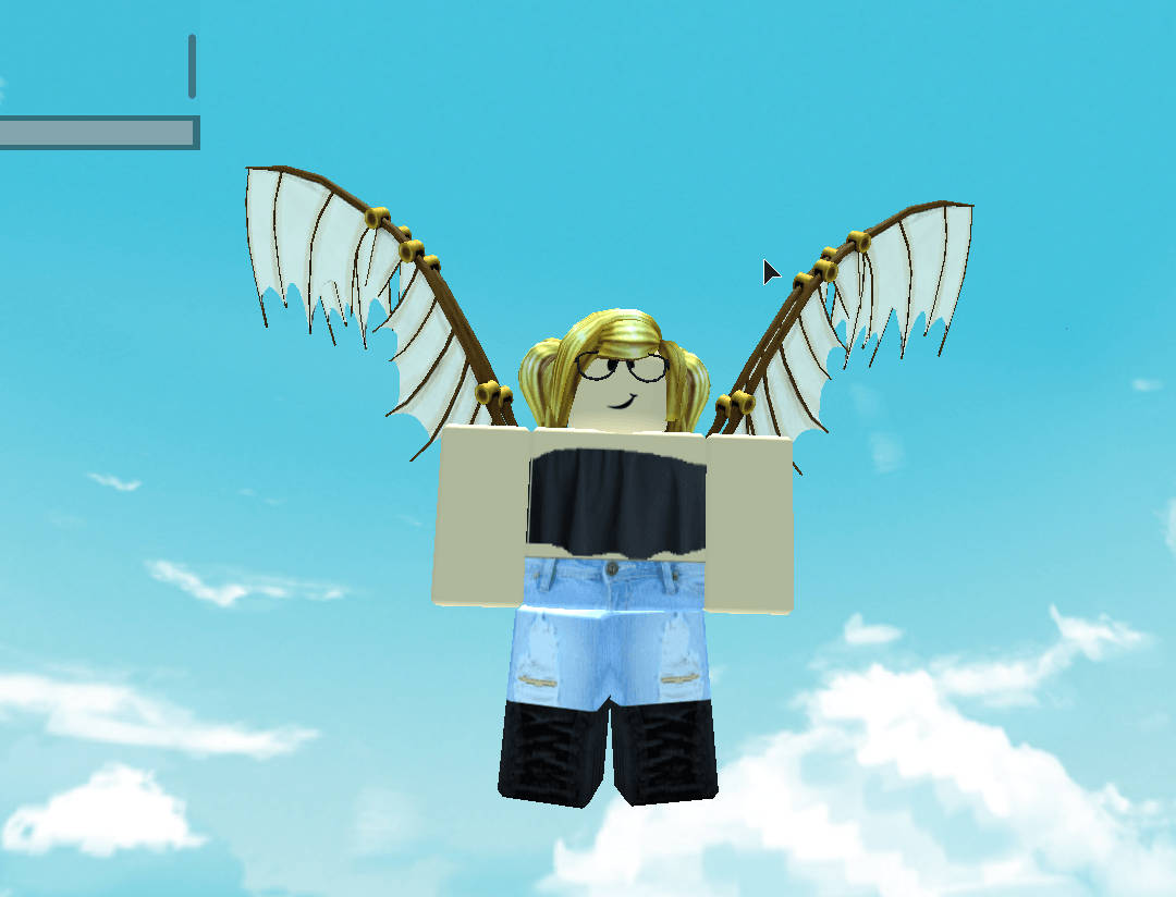 Zboară la Noi Înălțimi cu Avatarul Tău pe Roblox! Fundal