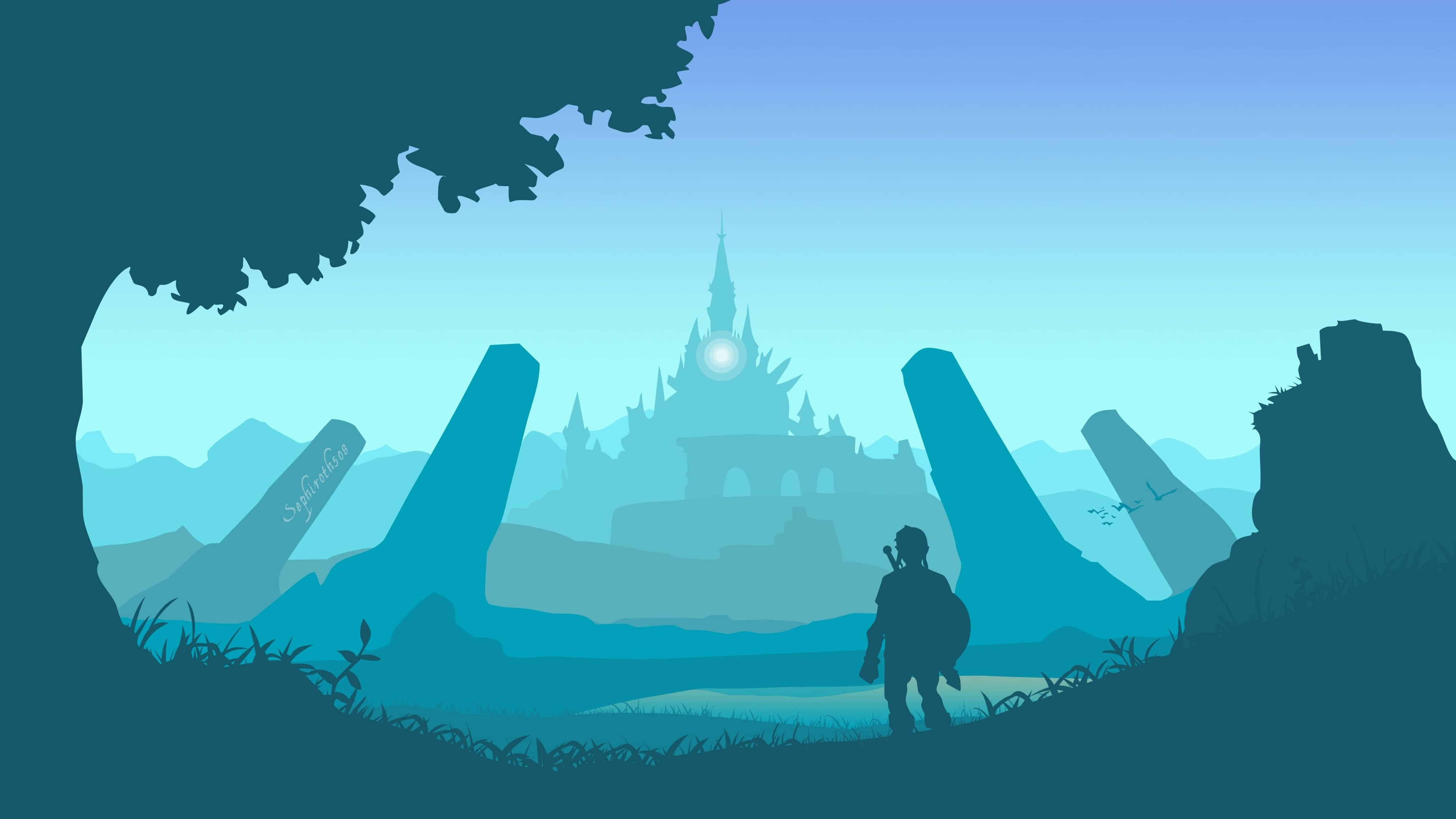 Zelda Breath Of The Wild 4K Castel Fundal
