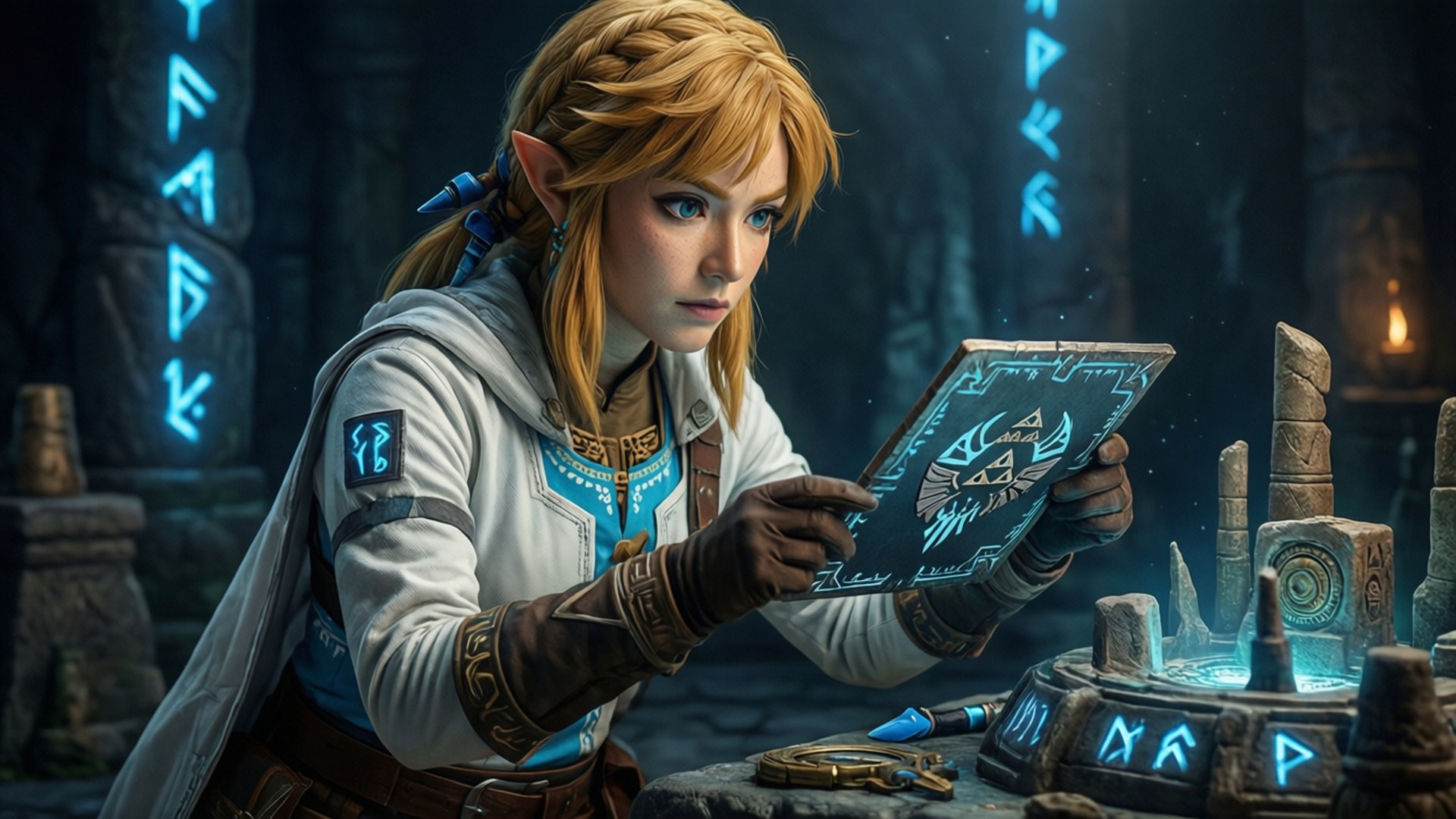 Zelda Cercetătoarea Fundal