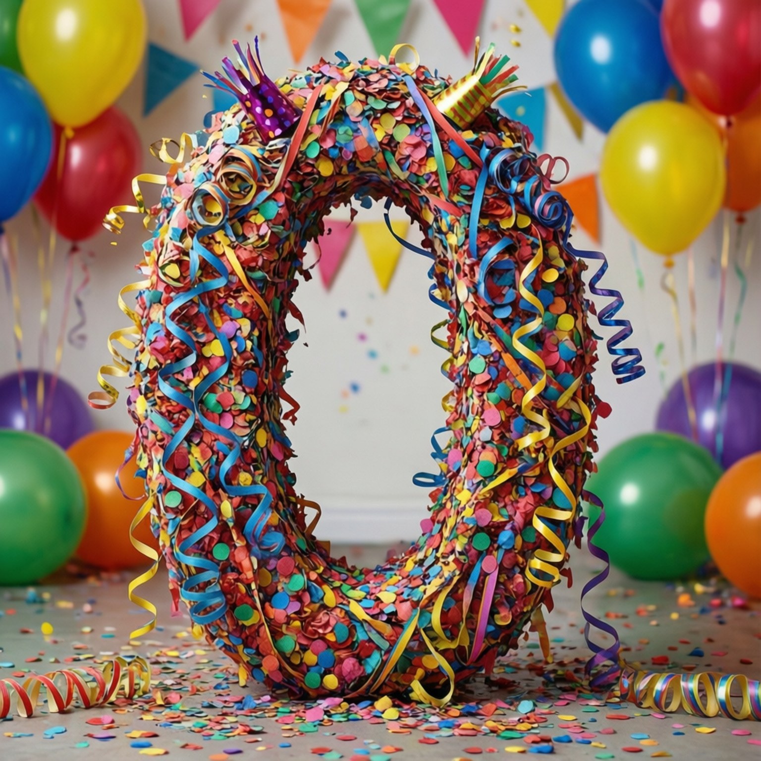 Zero de Confetti pentru Petrecere Fundal