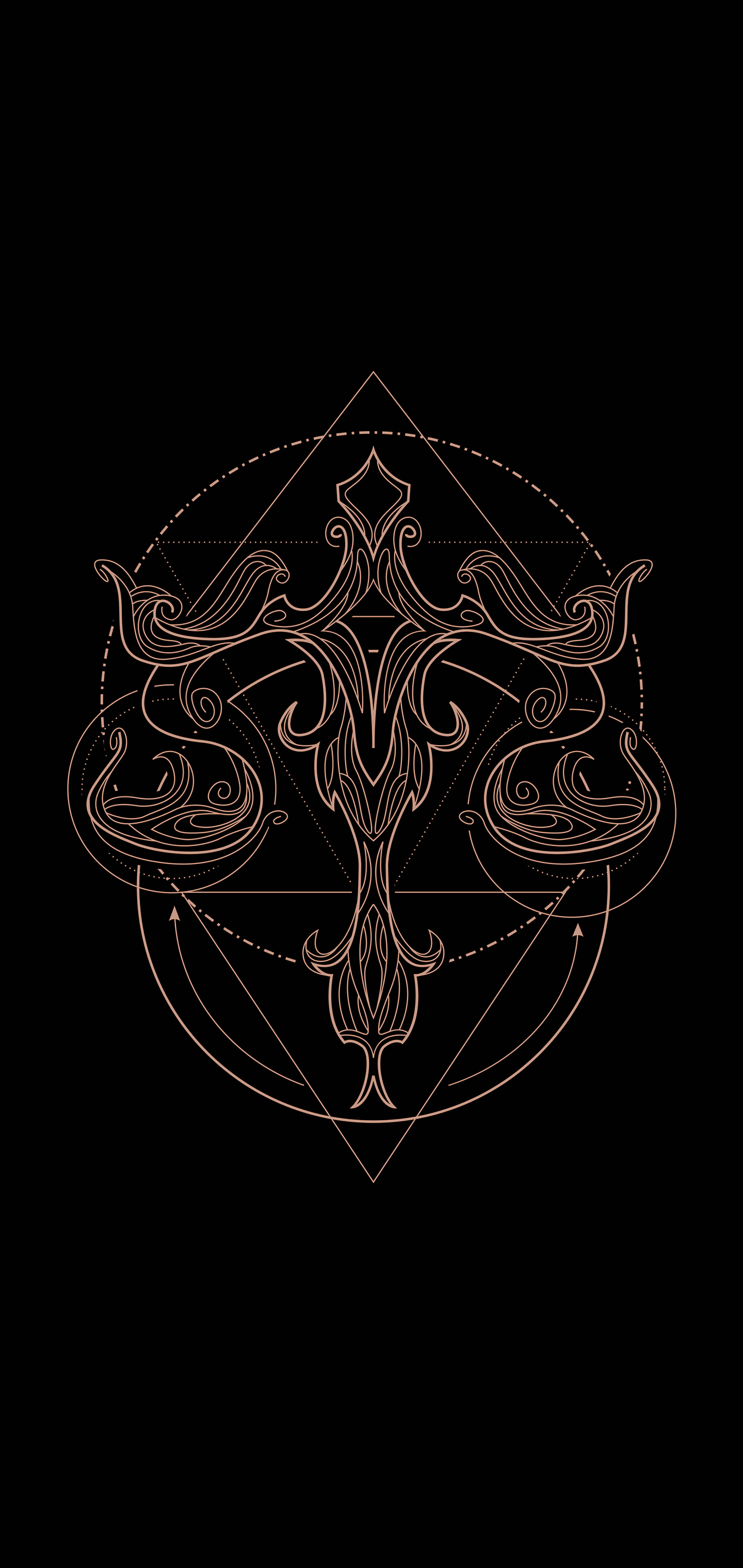 Linie Artistică Zodiac Balanță Fundal