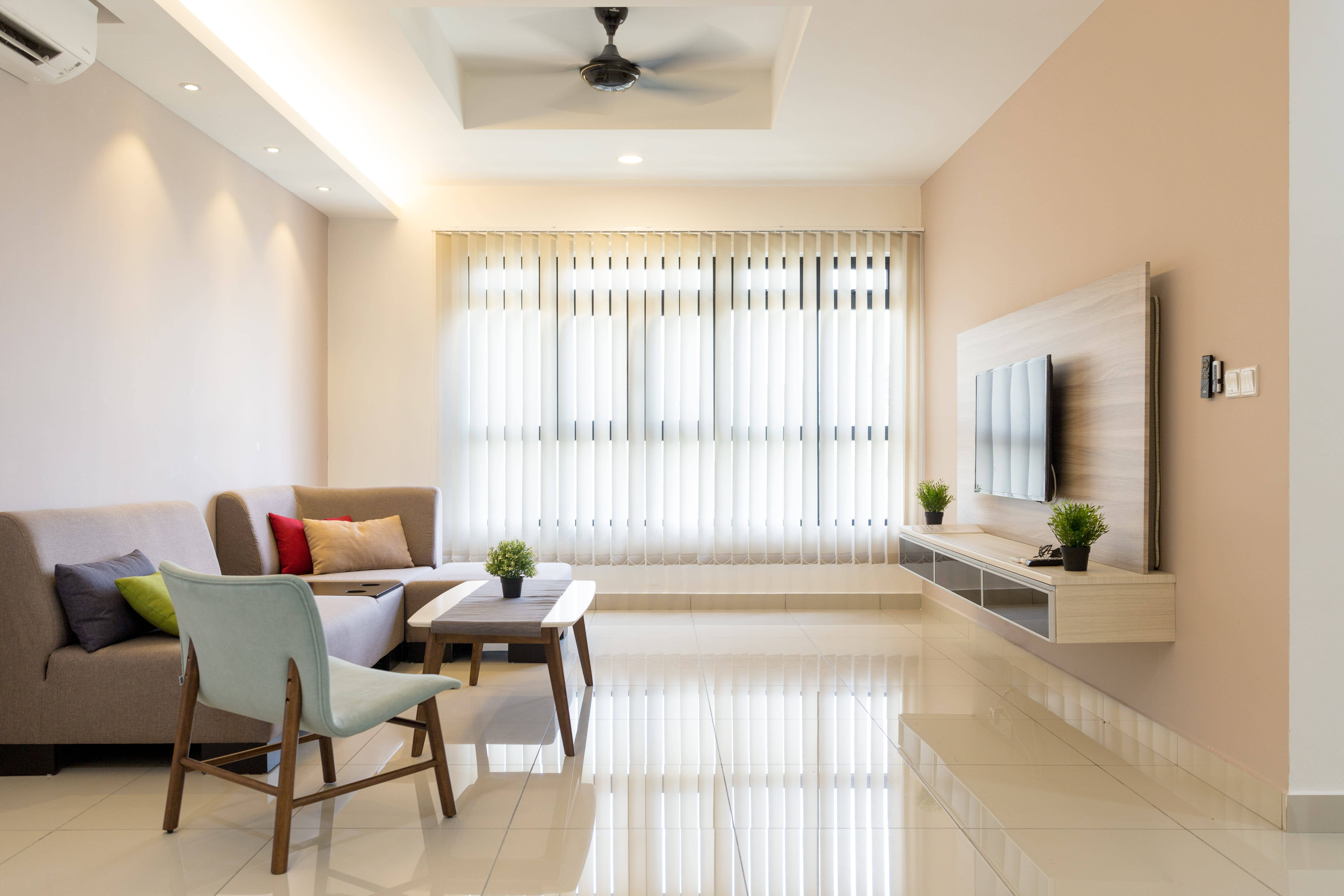 Zonă de locuit modernă cu estetică captivantă Fundal