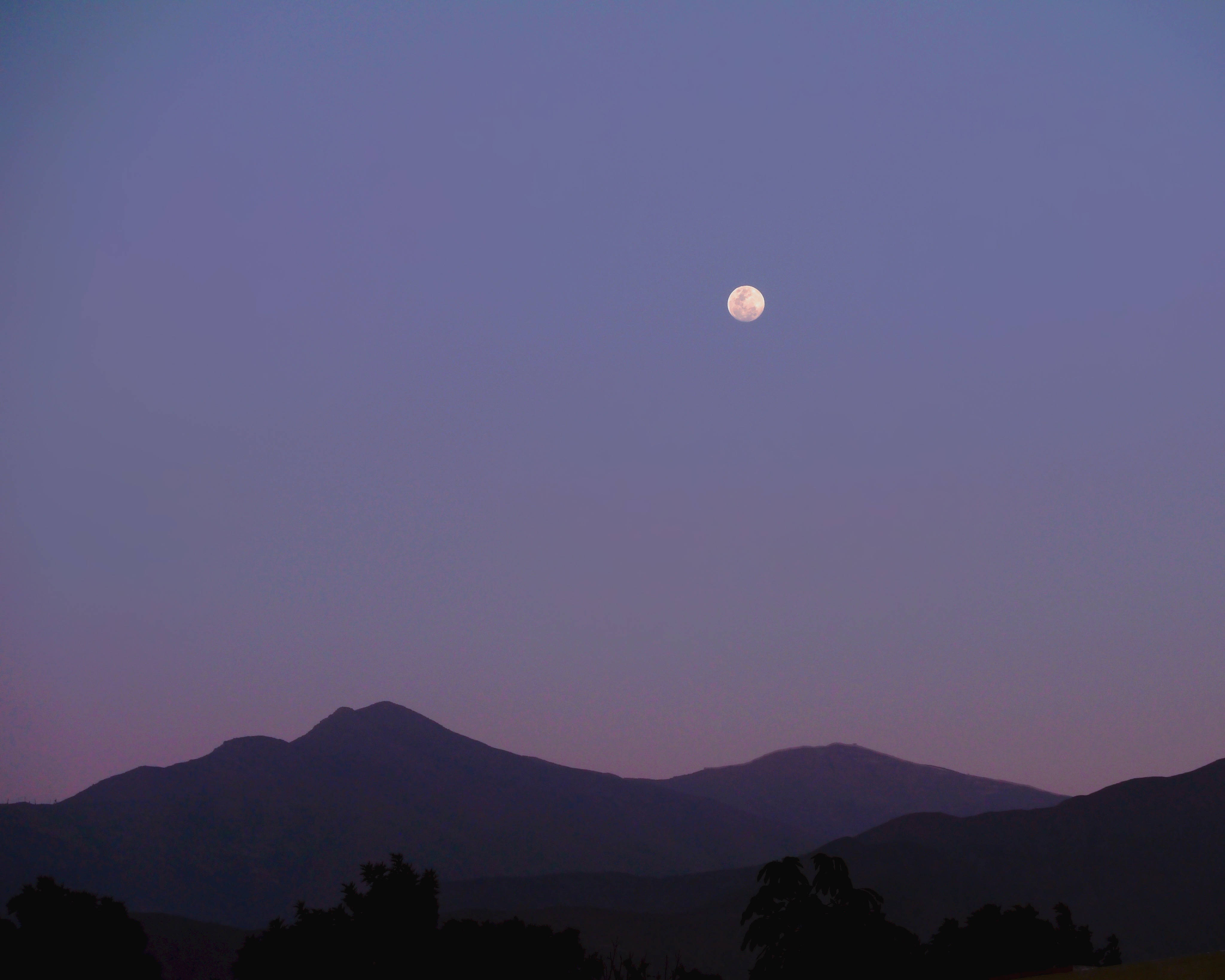 Zorii Cerului Estetic Luna Fundal