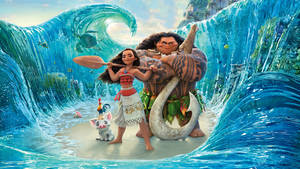 8k 7680x4320 Ultra Hd Rezoluție Desktop Moana — 5120x1440 Fundal