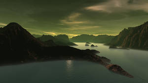 8k 7680x4320 Ultra Hd Rezoluție Desktop Fjord — 2560x1440 Fundal