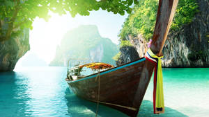 8k 7680x4320 Ultra Hd Resolution Desktop Boat — 7680x4320 Fundal