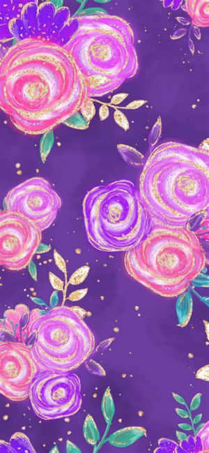 Roz Violet Drăguț — Oppo Reno15 F Fundal