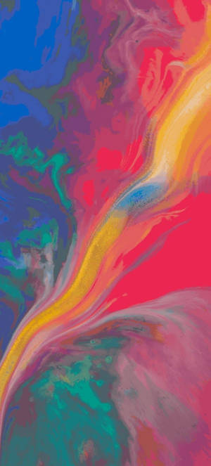 A colorful live wallpaper of flowing paint. — Nokia G310 Fundal