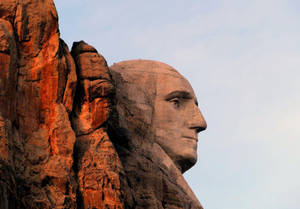 Abraham Lincoln din Mount Rushmore în Ora de Aur