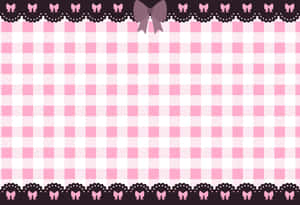 Adorabile foci kawaii roz decorează un wallpaper luminos! — Kawaii roz Fundal