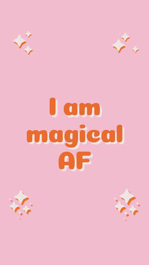 Afirmație Magică — Citate estetice GIF Fundal