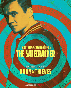 Fond de ecran Afisul spargatorului de seifuri – Armata Hoților — 4:5 Fundal
