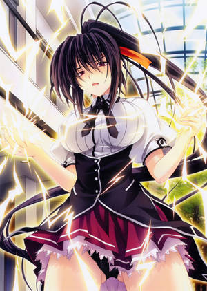 Fond de ecran Highschool DxD Akeno Thunder. — OnePlus Pad 2 Pro Fundal