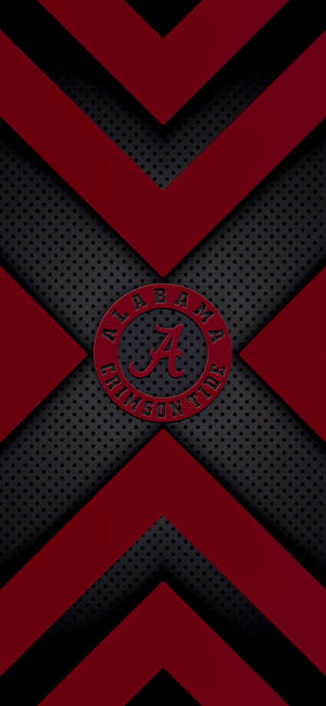 Alabama Crimson Tide perforat wallpaper — iPhone Xs Fundal