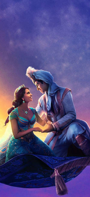 Fond de ecran Aladdin Ține-te Bine — iPhone 13 Pro Fundal