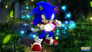 Sonic cel Cool — Cool Sonic Fundal