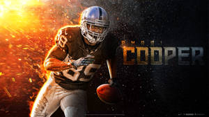 Amari Cooper Raiders în goană — Portocaliu estetic GIF Fundal