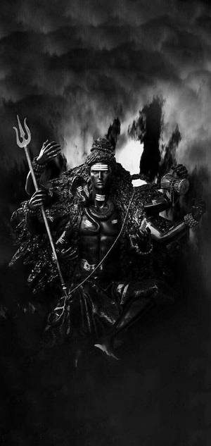 Amazing Dark Shiva — iPhone 11 Pro Fundal