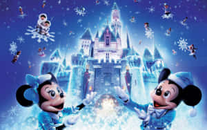 Amintiri vesele cu Albă ca Zăpada, într-un Crăciun Disney — Disney craciun Fundal