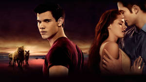 Fond de ecran Amurgul Saga Jacob Bella Edward — Twilight Fundal
