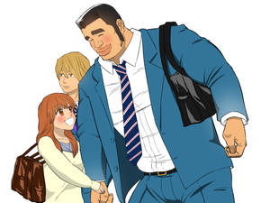 Tapet anime cuplu Povestea mea de dragoste — Anime cuplu GIF Fundal