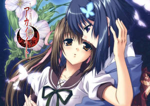 Fond de ecran anime lesbian Kei și Yumei