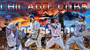 Anthony Rizzo Jucători Chicago Cubs — Ecran de blocare Fundal